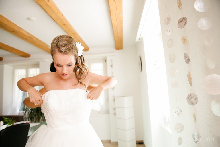 Hochzeitsfotograf Schweiz vorbereitung